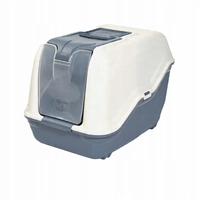 UNIQ PETS kuweta dla kota zamykana NETTA CLOSE DARK BLUE 54X39X40 cm  