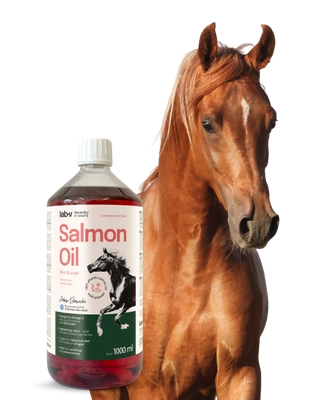 Lab-v Salmon Oil – 100% olej z łososia atlantyckiego dla koni 3x1000 ml