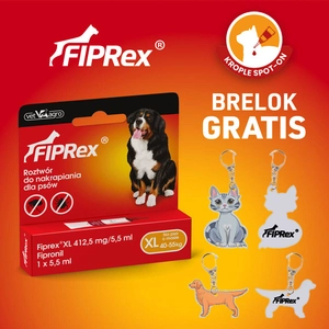 VET-AGRO Fiprex 75 XL 5,5ml Brelok GRATIS!