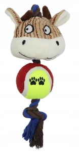 Sznur lina do przeciągania zabawka dla psa 28 cm