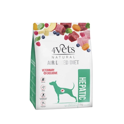 4Vets Natural Hepatic karma suszona dla psów z chorą wątrobą 1kg