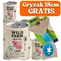 WILD FARM Pate Lamb 6x400g bezglutenowa karma dla psa 