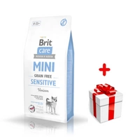 BRIT CARE Mini Grain-Free Sensitive 400g + niespodzianka dla psa GRATIS!