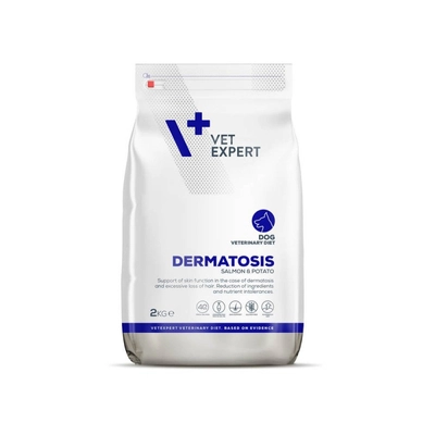 VETEXPERT Dog Dermatosis Salmon&Potato 2kg\ Opakowanie uszkodzone (9803) !!! 