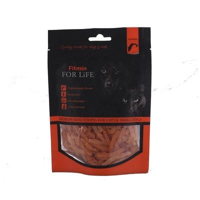 FITMIN DOG&CAT TREAT SALMON mini stripes 70g