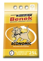 SUPER BENEK Żwirek Economic 25l  23 kg / Opakowanie uszkodzone (2073) !!! 