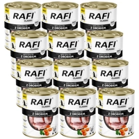 DOLINA NOTECI Mokra karma dla psa Rafi Classic z drobiem 12x800g