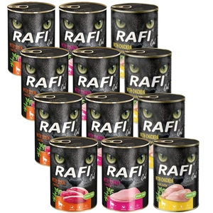 RAFI Cat Adult Mix Smaków 12x400g