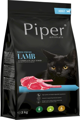DOLINA NOTECI Piper Animals z jagnięciną dla kotów 3kg 