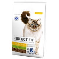 Perfect Fit™ - sucha karma pełnoporcjowa dla dorosłych kotów, bogata w indyka 7 kg \ Opakowanie uszkodzone (2538) !!! 
