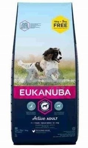 EUKANUBA Adult Medium Breed Chicken 18kg (15kg+3kg GRATIS)