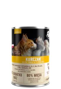 PetRepublic kawałki w sosie z kurczakiem(steril) 400g dla kota