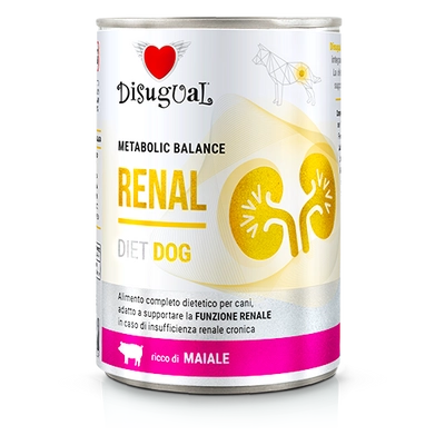 Disugual Karma mokra dla psa Weterynaryjna RENAL Wieprzowina (dorosły) 400g