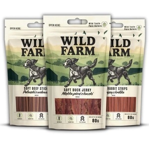 WILD FARM Przysmaki dla psa 3x80g