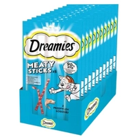 DREAMIES 14x30g – karma uzupełniająca dla dorosłych kotów, z wybornym łososiem