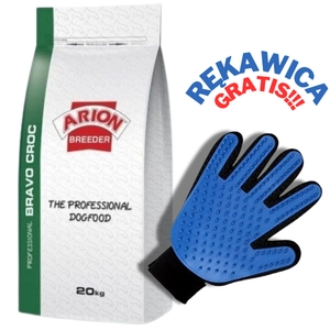 Arion Bravo Croc 24/10 20kg + RĘKAWICA DO CZESANIA GRATIS!!