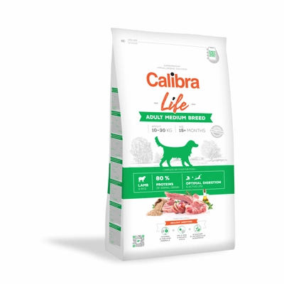 Calibra Dog Life Adult Medium Lamb 12kg