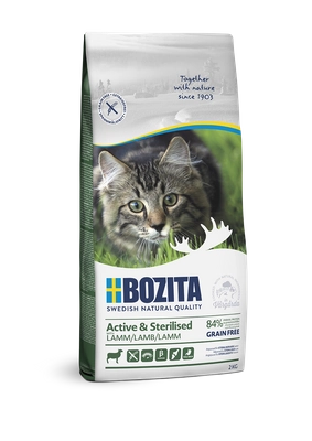 BOZITA Active & sterilised z jagnięciną 2kg\ Opakowanie uszkodzone (6467) !!! 