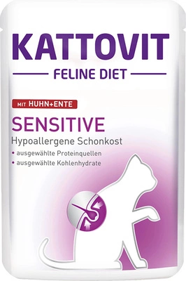 Kattovit Sensitive kurczak+kaczka 85g saszetka