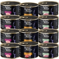 Dolina Noteci Premium dla kota MIX DROBIOWYCH SMAKÓW 12x185g