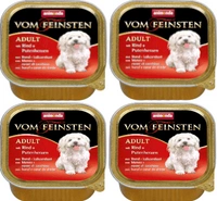 ANIMONDA Dog Vom Feinsten Adult smak: wołowina i serca indyka 22x150g