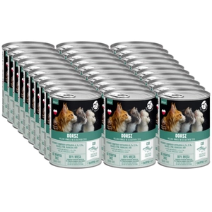 PetRepublic kawałki w sosie z dorszem 30x400g dla kota