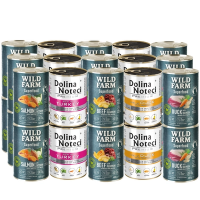 Dolina Noteci + WILD FARM Superfood Mix Smaków 30x400g 