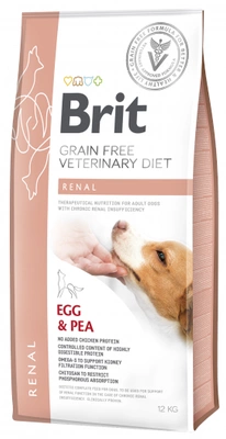 Brit gf veterinary diets dog Renal 12kg//Opakowanie uszkodzone (4067) !!! 