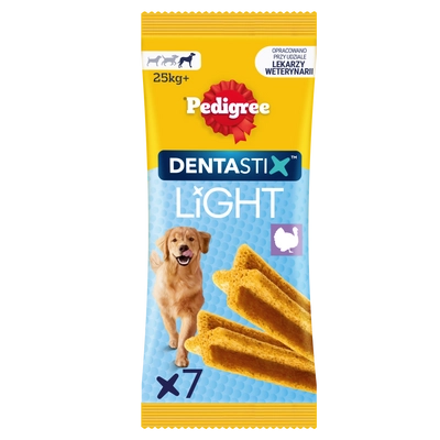 Pedigree Dentastix Light Dental Chews Duże rasy Przysmaki dla psów  7 szt. - 152g