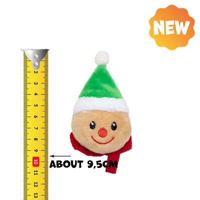 UNIQ PETS PLUSZOWA ZABAWKA DLA KOTA PURRNIP główka piernikowego ludzika z kocimiętką 7x6cm