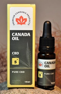 Canada Oil 5 % Pure CBD CO5 -10ml (dla ludzi) 