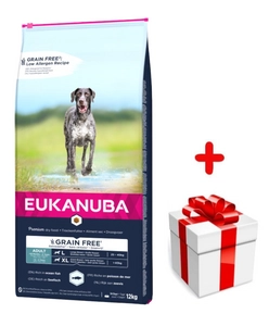 EUKANUBA Adult Large Grain Free 12kg + niespodzianka dla psa GRATIS!