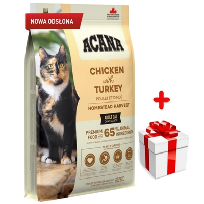 ACANA Homestead Harvest Cat 4,5kg + niespodzianka dla kota GRATIS!