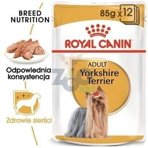 ROYAL CANIN Yorkshire Terrier Adult 24x85g karma mokra - pasztet, dla psów dorosłych rasy yorkshire terrier