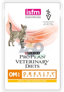 PRO PLAN Veterinary Diets OM St/Ox Obesity Management Karma dla kotów z kurczakiem 12x85g