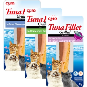INABA Tuna Fillet dla kota Mix Tuńczyk 3x15g
