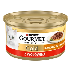 Purina Gourmet Gold Sauce Delight z wołowiną 85g