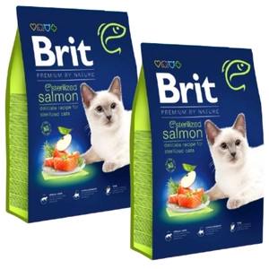 BRIT Cat Premium By Nature Sterilised Salmon 2x1,5kg