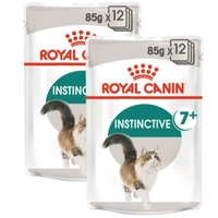 ROYAL CANIN  Instinctive +7 24x85g karma mokra w sosie dla kotów starszych, wybrednych 