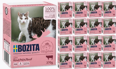 BOZITA Cat Wołowina W Sosie 16 x 370g