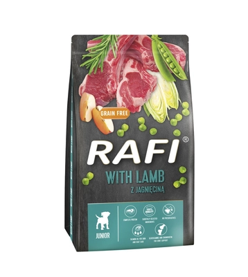 DOLINA NOTECI Rafi Junior karma sucha dla psa z jagnięciną 10kg /Opakowanie uszkodzone (2993,3026)