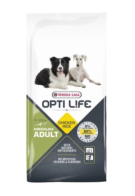 VERSELE-LAGA Opti Life Adult Medium 12,5kg/Opakowanie uszkodzone (9981, 1038,1226) !!!