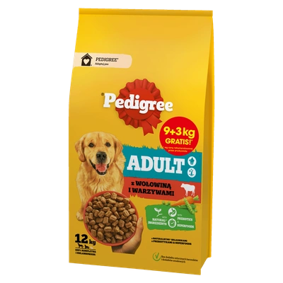 Pedigree - Wołowina Z Warzywami 11,5kg  Sucha Karma \ Opakowanie  uszkodzone (6001) !!!