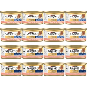 Purina Gourmet Gold mus z łososiem 48x85g