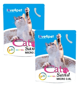 Żwirek Silikonowy dla Kota Cat Sand Micro - PH Control 2x3,8l (Zmienia kolor, aby sprawdzić wczesne oznaki choroby)