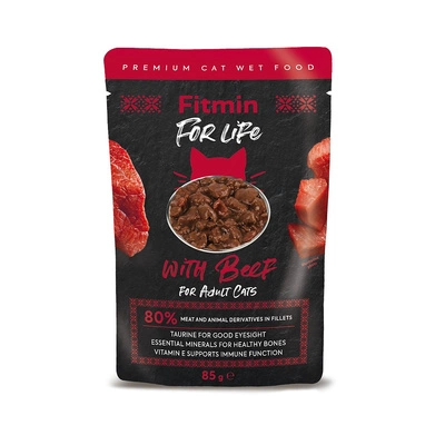 Fitmin Cat For Life Adult Beef 14x85g