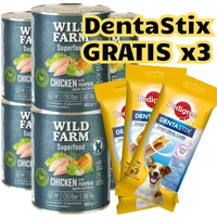 WILD FARM Superfood Chicken (Kurczak z dynią, jabłkiem i ziołami) 6x800g bezzbożowa karma dla psa