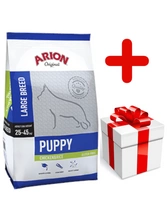 ARION Original Puppy Large Breed Chicken & Rice 12kg + niespodzianka dla psa GRATIS!