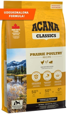 ACANA Classics Prairie Poultry 9,7kg / Opakowanie uszkodzone (795,796,2639) !!! 