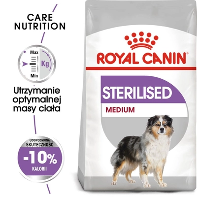 ROYAL CANIN CCN Medium Sterilised 11,5kg karma sucha dla psów dorosłych, ras średnich, sterylizowanych/ Opakowanie uszkodzone (9500)!!!